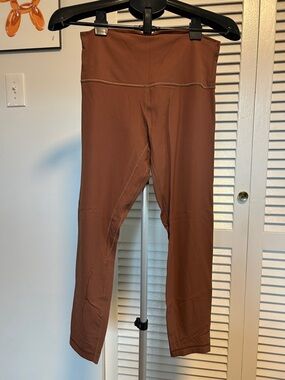 lululemon athletica Ribbed High-Waist Leggings in burnt  sienna